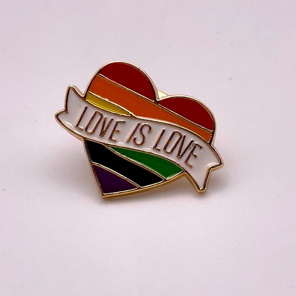 Pride  Love Is Love  Enamel Pin Brand New